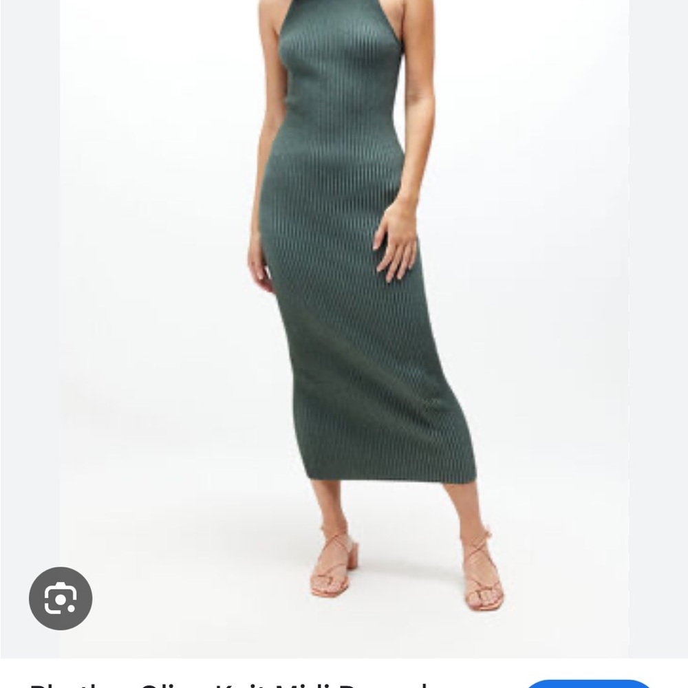 Rhythm Olina Ribbed Knit Midi Dress